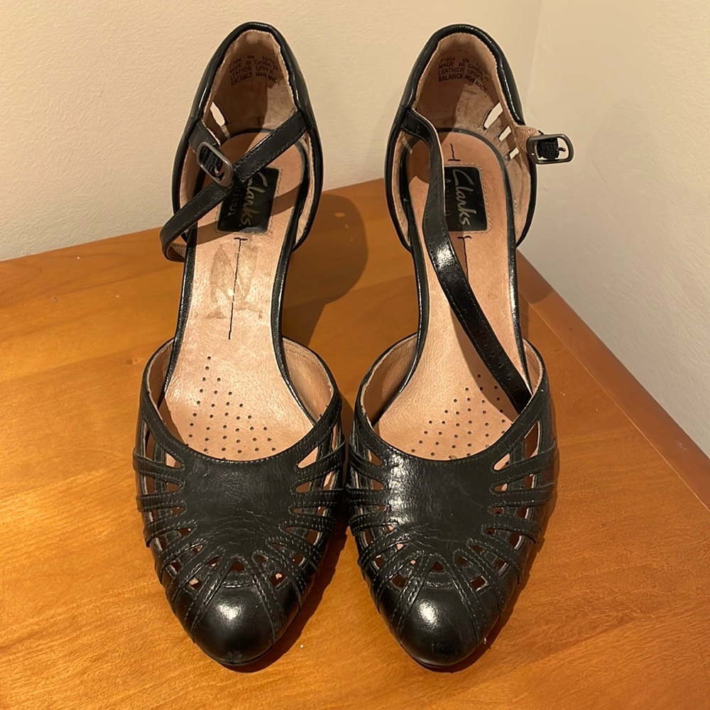 Clarks Black Heels